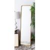 SAFAVIEH Home Lerna Brushed Brass 61-inch High Standing Full Length Mirror