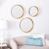 SAFAVIEH Home Loni Foil 22.5-inch Decorative Accent Mirror, Gold/Black(Gold / Black)