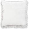 SAFAVIEH Home Modish Silver Metallic 20-inch Decorative Shag (Set of 2) Pillow