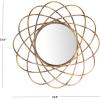 SAFAVIEH Home Sinisa Gold 32-inch Decorative Accent Mirror