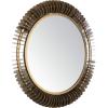 SAFAVIEH Home Storm Brass Antique 30-inch Decorative Accent Mirror