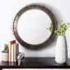 SAFAVIEH Home Storm Brass Antique 30-inch Decorative Accent Mirror
