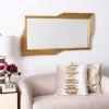 SAFAVIEH Home Trenla Gold Foil Rectangle 49-inch High Decorative Accent Mirror