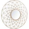 SAFAVIEH Home Trinda Champagne 32-inch Decorative Accent Mirror