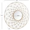 SAFAVIEH Home Trinda Champagne 32-inch Decorative Accent Mirror