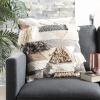 SAFAVIEH Honor Throw Pillow, Grey/Ivory