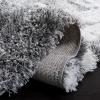 SAFAVIEH Horizon Shag Collection Area Rug – 6′ x 9′, Grey & Blue, Modern Abstract Design, Non-Shedding & Easy Care, 2-inch Thick Ideal for High Traffic Areas in Living Room, Bedroom (HZN890G)(Grey/Ivory)