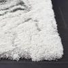 SAFAVIEH Horizon Shag Collection Area Rug – 6′ x 9′, Grey & Blue, Modern Abstract Design, Non-Shedding & Easy Care, 2-inch Thick Ideal for High Traffic Areas in Living Room, Bedroom (HZN890G)(Grey/Green)