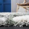 SAFAVIEH Horizon Shag Collection Area Rug – 6′ x 9′, Grey & Blue, Modern Abstract Design, Non-Shedding & Easy Care, 2-inch Thick Ideal for High Traffic Areas in Living Room, Bedroom (HZN890G)(Grey/Green)