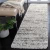 SAFAVIEH Hudson Shag Collection Area Rug – 6′ x 9′, Ivory & Beige, Modern Design, Non-Shedding & Easy Care, 2-inch Thick Ideal for High Traffic Areas in Living Room, Bedroom (SGH206B)(Ivory/Grey)