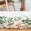 SAFAVIEH Hudson Shag Collection Area Rug – 6′ x 9′, Ivory & Beige, Modern Design, Non-Shedding & Easy Care, 2-inch Thick Ideal for High Traffic Areas in Living Room, Bedroom (SGH206B)(Ivory/Green)