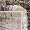 SAFAVIEH Iceland Shag Collection Area Rug – 9′ x 12′, Cream & Grey, Modern Design, Easy Care, 2.5-inch Thick Ideal for High Traffic Areas in Living Room, Bedroom (ISG519A)(Cream/Grey)