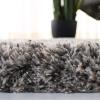 SAFAVIEH Iceland Shag Collection Area Rug – 9′ x 12′, Cream & Grey, Modern Design, Easy Care, 2.5-inch Thick Ideal for High Traffic Areas in Living Room, Bedroom (ISG519A)(Grey/Dark Grey)