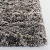 SAFAVIEH Iceland Shag Collection Area Rug – 9′ x 12′, Cream & Grey, Modern Design, Easy Care, 2.5-inch Thick Ideal for High Traffic Areas in Living Room, Bedroom (ISG519A)(Grey/Dark Grey)