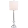 SAFAVIEH Lighting Collection Marla Modern Crystal Candlestick 31-inch Bedroom Living Room Home Office Desk Nightstand Table Lamp Set of 2 (LED Bulbs Included)