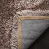 SAFAVIEH Luxe Shag Collection Area Rug – 5′ x 8′, Ivory, Handmade Glam, 3.2-inch Thick Ideal for High Traffic Areas in Living Room, Bedroom (SGX160A)(Brown)