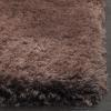 SAFAVIEH Luxe Shag Collection Area Rug – 5′ x 8′, Ivory, Handmade Glam, 3.2-inch Thick Ideal for High Traffic Areas in Living Room, Bedroom (SGX160A)(Brown)