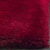 SAFAVIEH Luxe Shag Collection Area Rug – 5′ x 8′, Ivory, Handmade Glam, 3.2-inch Thick Ideal for High Traffic Areas in Living Room, Bedroom (SGX160A)(Red)
