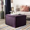 SAFAVIEH Mercer Collection Elaine Ottoman(Plum)