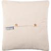 SAFAVIEH Pillows Collection Striped Taelea Decorative Pillow, 18-Inch, Navy Blue, Set of 2(Charcoal)