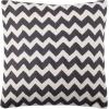 SAFAVIEH Pillows Collection Striped Taelea Decorative Pillow, 18-Inch, Navy Blue, Set of 2(Charcoal)