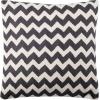 SAFAVIEH Pillows Collection Striped Taelea Decorative Pillow, 18-Inch, Navy Blue, Set of 2(Charcoal)