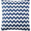 SAFAVIEH Pillows Collection Striped Taelea Decorative Pillow, 18-Inch, Navy Blue, Set of 2(Navy Blue)