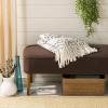 SAFAVIEH Santi Fringe Throw Blanket, 50″x60″, Grey/White