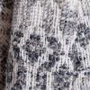 SAFAVIEH Santi Fringe Throw Blanket, 50″x60″, Grey/White
