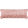 SAFAVIEH Soleil Indoor/Outdoor Shag Throw Pillow, 22″x22″, Champagne(Blush)