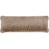 SAFAVIEH Soleil Indoor/Outdoor Shag Throw Pillow, 22″x22″, Champagne(Champagne)