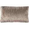 SAFAVIEH Soleil Indoor/Outdoor Shag Throw Pillow, 22″x22″, Champagne(Champagne)