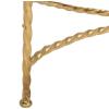 Safavieh American Homes Collection Matilda Gold Leaf Glass Couture Coffee Table(Gold)