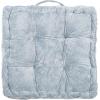 Safavieh Belia Glam 18-inch Light Grey Velvet Square Floor Pillow(Grey)