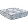 Safavieh Belia Glam 18-inch Light Grey Velvet Square Floor Pillow(Grey)
