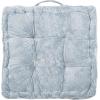 Safavieh Belia Glam 18-inch Light Grey Velvet Square Floor Pillow(Grey)