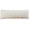 Safavieh Cali Shag Throw Pillow, Silver(Ivory)