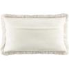 Safavieh Cali Shag Throw Pillow, Silver(Ivory)