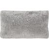 Safavieh Cali Shag Throw Pillow, Silver(Silver)