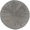 Safavieh Clary Glam 18-inch Mustard Yellow Velvet Round Floor Pillow(Grey)