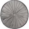 Safavieh Clary Glam 18-inch Mustard Yellow Velvet Round Floor Pillow(Grey)