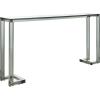 Safavieh Couture Home Benji Glam Black Acrylic Glass Top Console Table(Black)