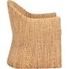 Safavieh Couture Home Collection Solomon Rattan, Natural/Beige Cushion Water Hyacinth Dining Chair (Fully Assembled) CWK2000A, Rattan