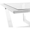 Safavieh Couture Home Hermina Glam Silver Acrylic Glass Top Coffee Table