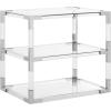 Safavieh Couture Home Louisa Glam Silver Acrylic End Table(Silver)