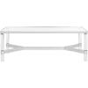 Safavieh Couture Home Suzanna Glam Silver Acrylic Coffee Table(Silver)