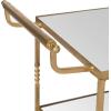 Safavieh Home Collection Aurelius Silver Bar Cart(Gold / Mirror)