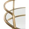 Safavieh Home Collection Dulcinea Silver Bar Cart(Gold / Mirror)