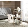 Safavieh Home Collection Dulcinea Silver Bar Cart(Gold / Mirror)