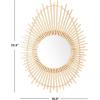 Safavieh Home Collection Harson 18-inch Gold Vertical Oval Mirror